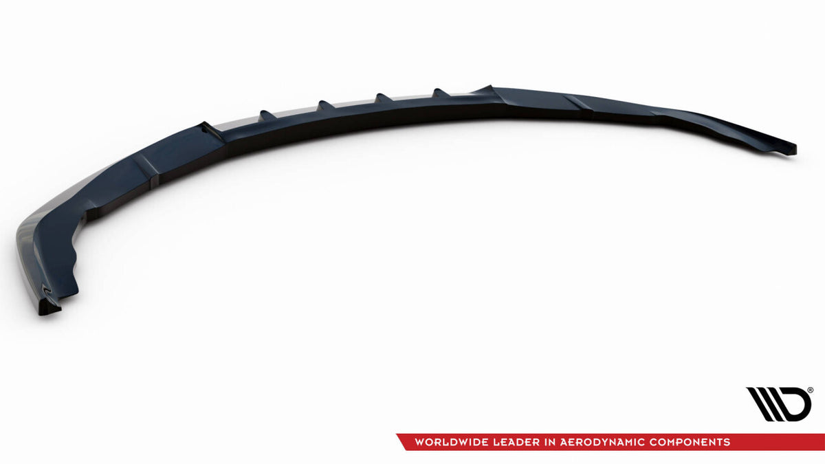 Frontlippe V.2 passend für Porsche Panamera Turbo Sport Design Package 970 schwarz Hochglanz