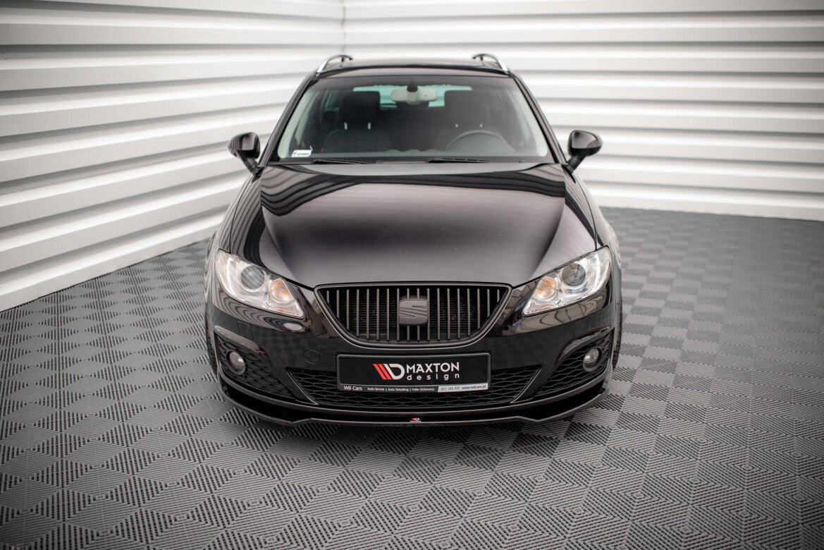 Frontlippe V.2 passend für Seat Exeo schwarz Hochglanz