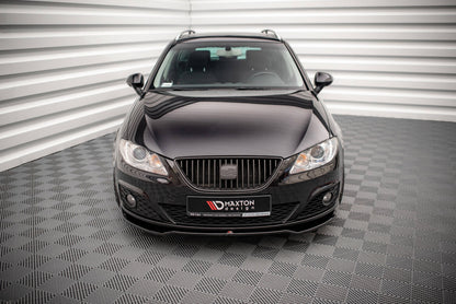 Frontlippe V.2 passend für Seat Exeo schwarz Hochglanz