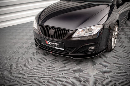 Frontlippe V.2 passend für Seat Exeo schwarz Hochglanz