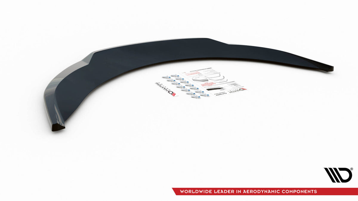 Frontlippe V.2 passend für Seat Exeo schwarz Hochglanz