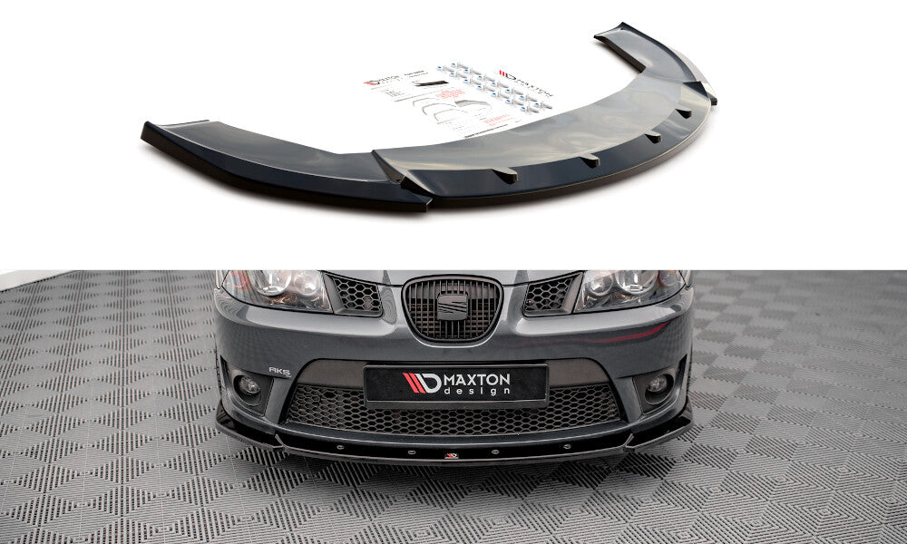 Frontlippe V.2 passend für Seat Ibiza CUPRA Mk3 schwarz Hochglanz