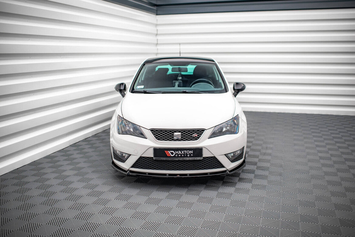 Frontlippe V.2 passend für Seat Ibiza FR SC Mk4 FL schwarz Hochglanz