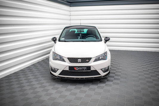 Frontlippe V.2 passend für Seat Ibiza FR SC Mk4 FL schwarz Hochglanz