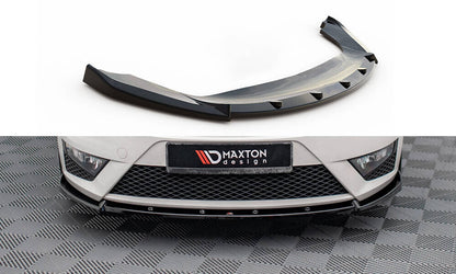 Frontlippe V.2 passend für Seat Ibiza FR SC Mk4 FL schwarz Hochglanz