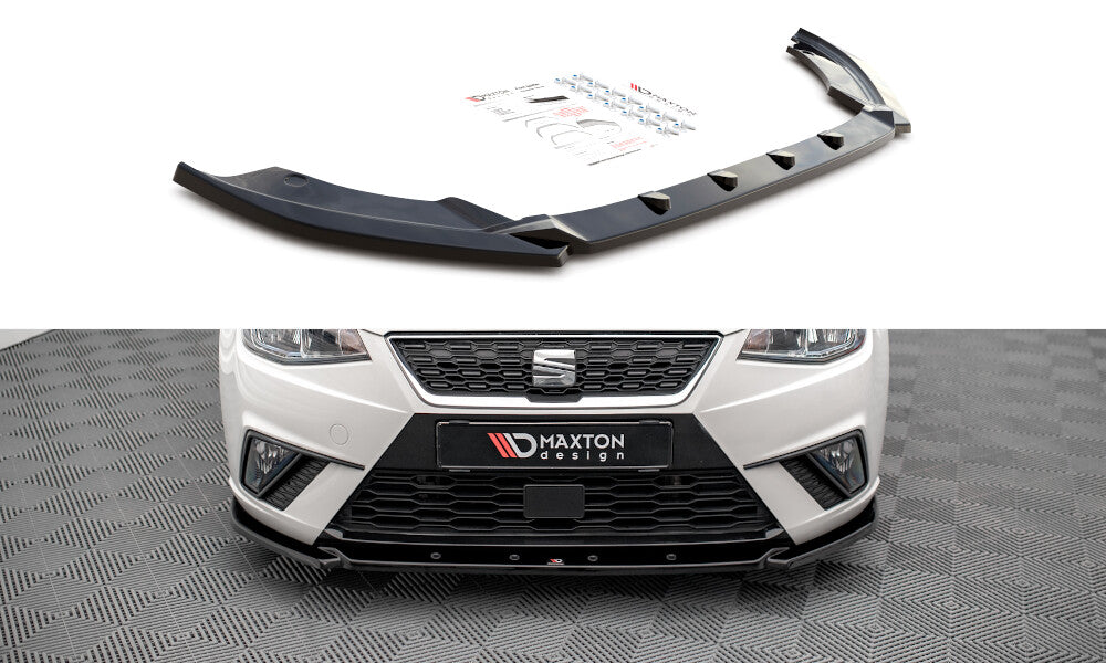 Frontlippe V.2 passend für Seat Ibiza FR/ Standard Mk5 schwarz Hochglanz