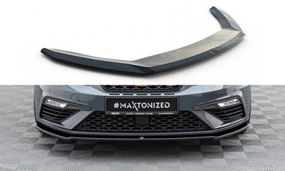 Frontlippe V.2 passend für Seat Leon CUPRA / FR Mk3 FL schwarz Hochglanz