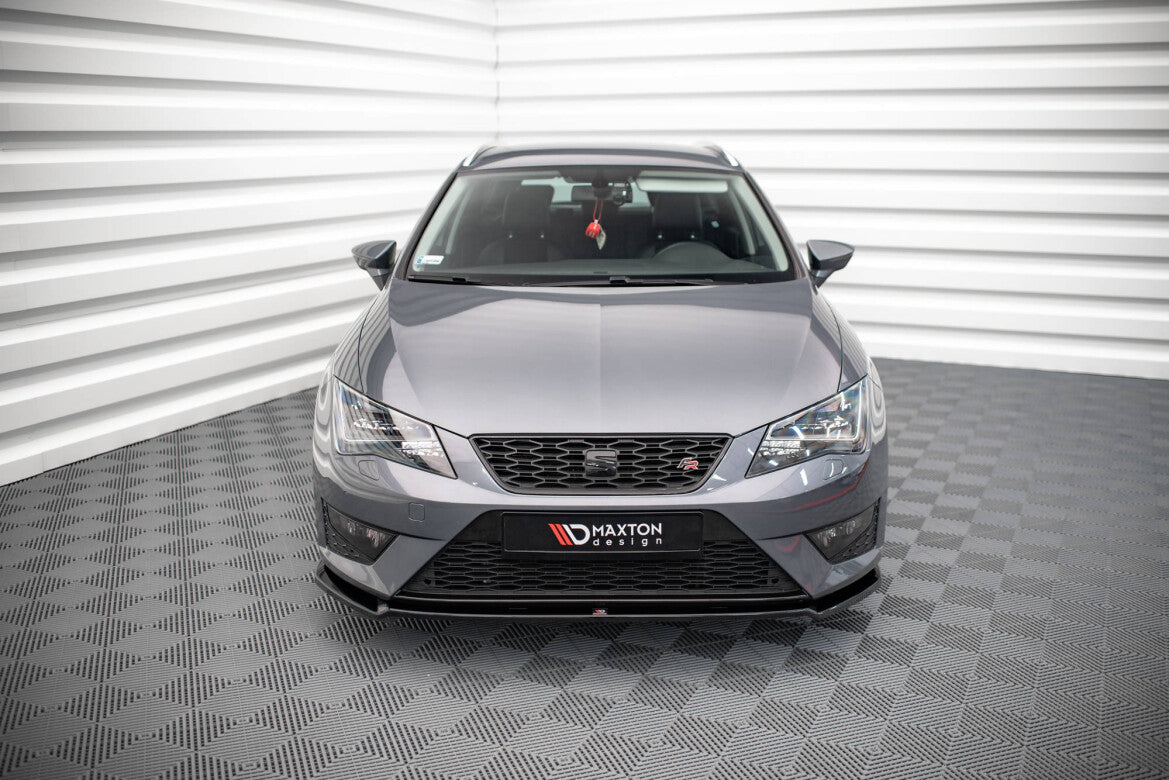Frontlippe V.2 passend für Seat Leon FR / CUPRA Mk3 schwarz Hochglanz