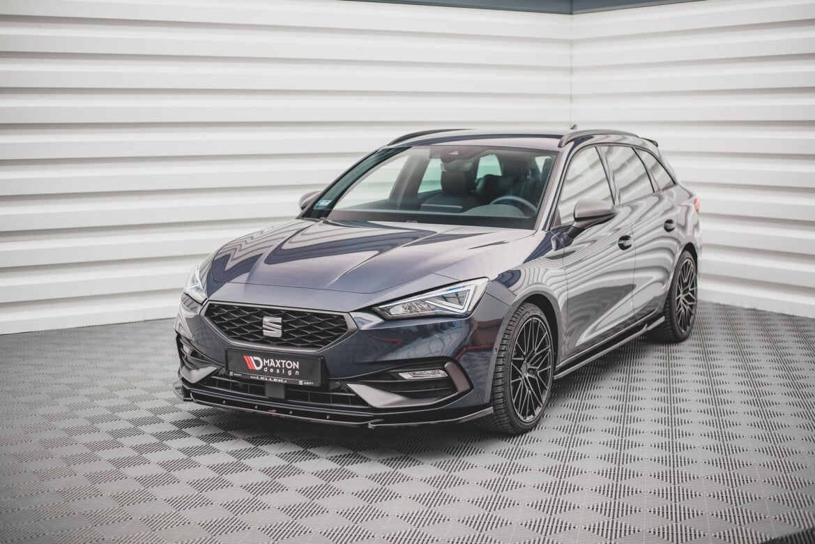 Frontlippe V.2 passend für Seat Leon FR Mk4 schwarz Hochglanz