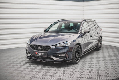 Frontlippe V.2 passend für Seat Leon FR Mk4 schwarz Hochglanz