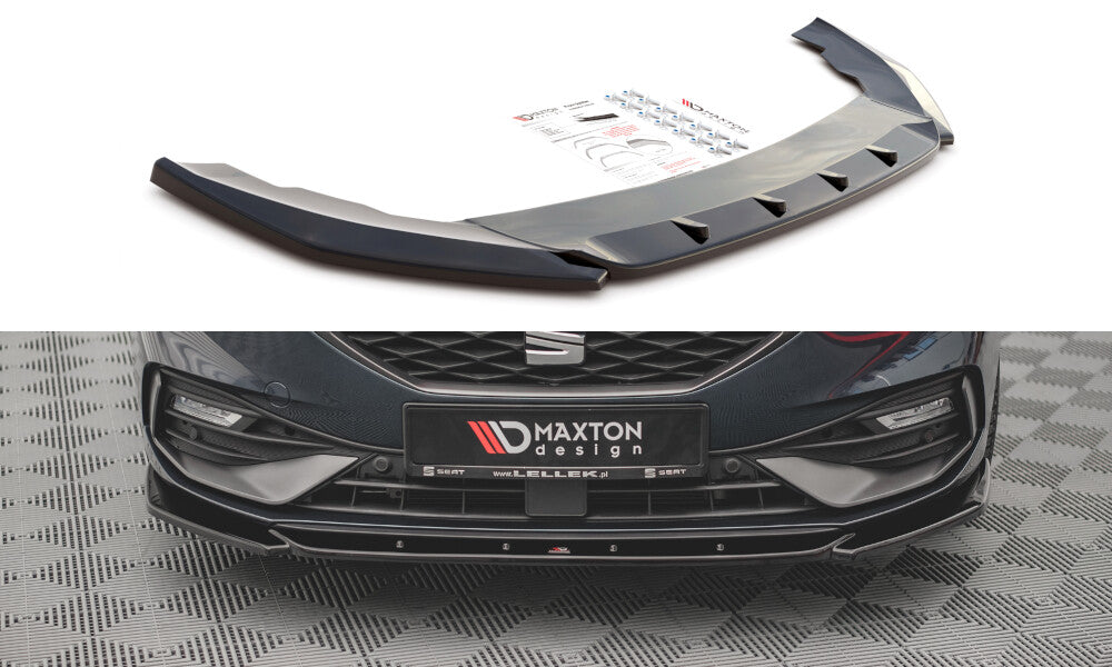 Frontlippe V.2 passend für Seat Leon FR Mk4 schwarz Hochglanz