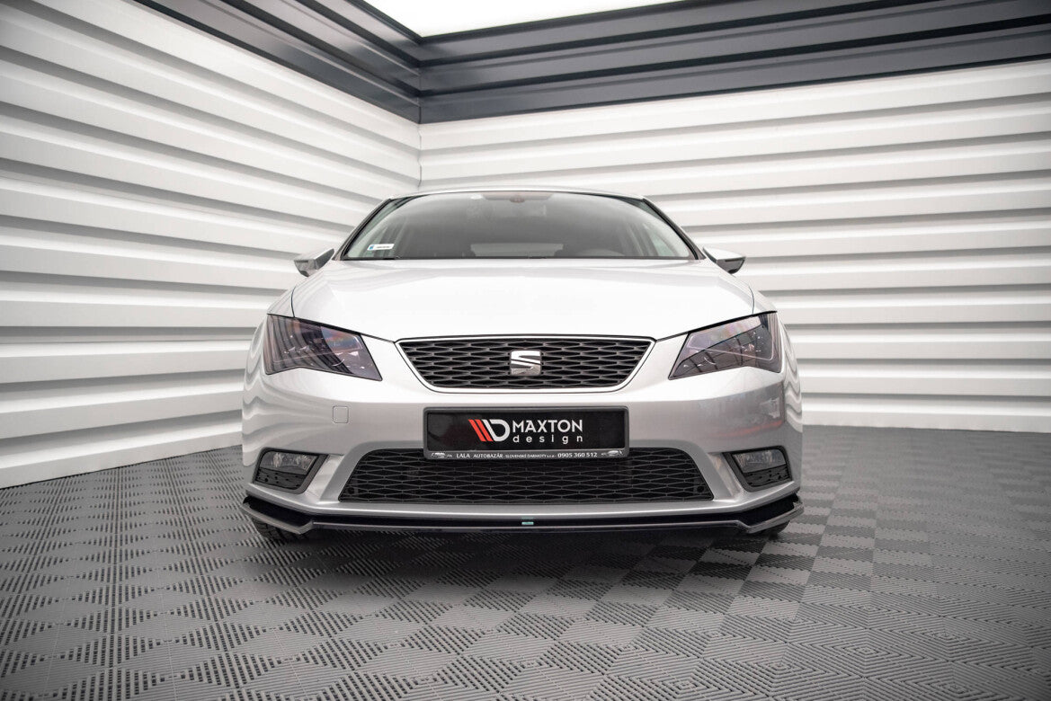 Frontlippe V.2 passend für Seat Leon Mk3 schwarz Hochglanz