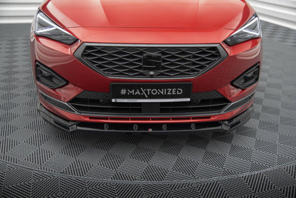 Frontlippe V.2 passend für Seat Tarraco FR Mk1 schwarz Hochglanz