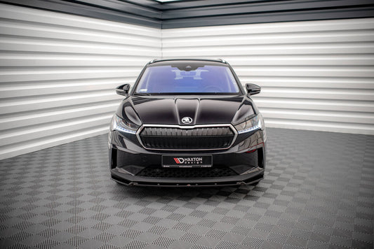 Frontlippe V.2 passend für Skoda Enyaq iV schwarz Hochglanz