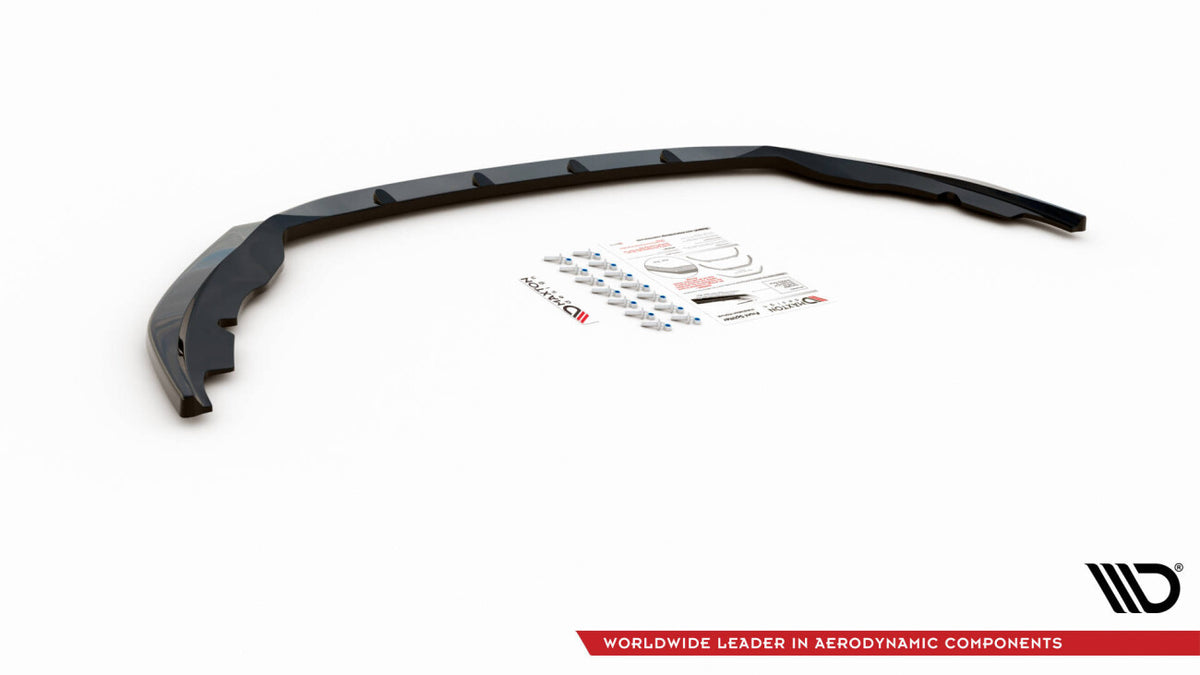 Frontlippe V.2 passend für Skoda Fabia Mk3 schwarz Hochglanz