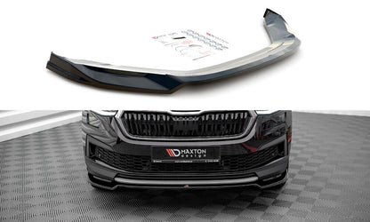 Frontlippe V.2 passend für Skoda Kodiaq Mk1 FL schwarz Hochglanz