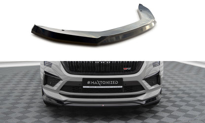 Frontlippe V.2 passend für Skoda Kodiaq RS Mk1 FL schwarz Hochglanz