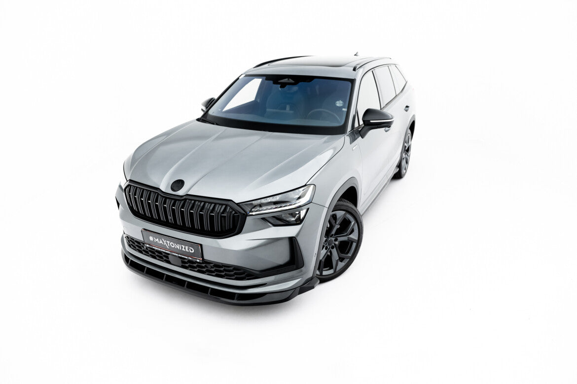 Frontlippe V.2 passend für Skoda Kodiaq Sportline Mk2 schwarz Hochglanz