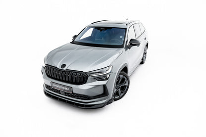 Frontlippe V.2 passend für Skoda Kodiaq Sportline Mk2 schwarz Hochglanz