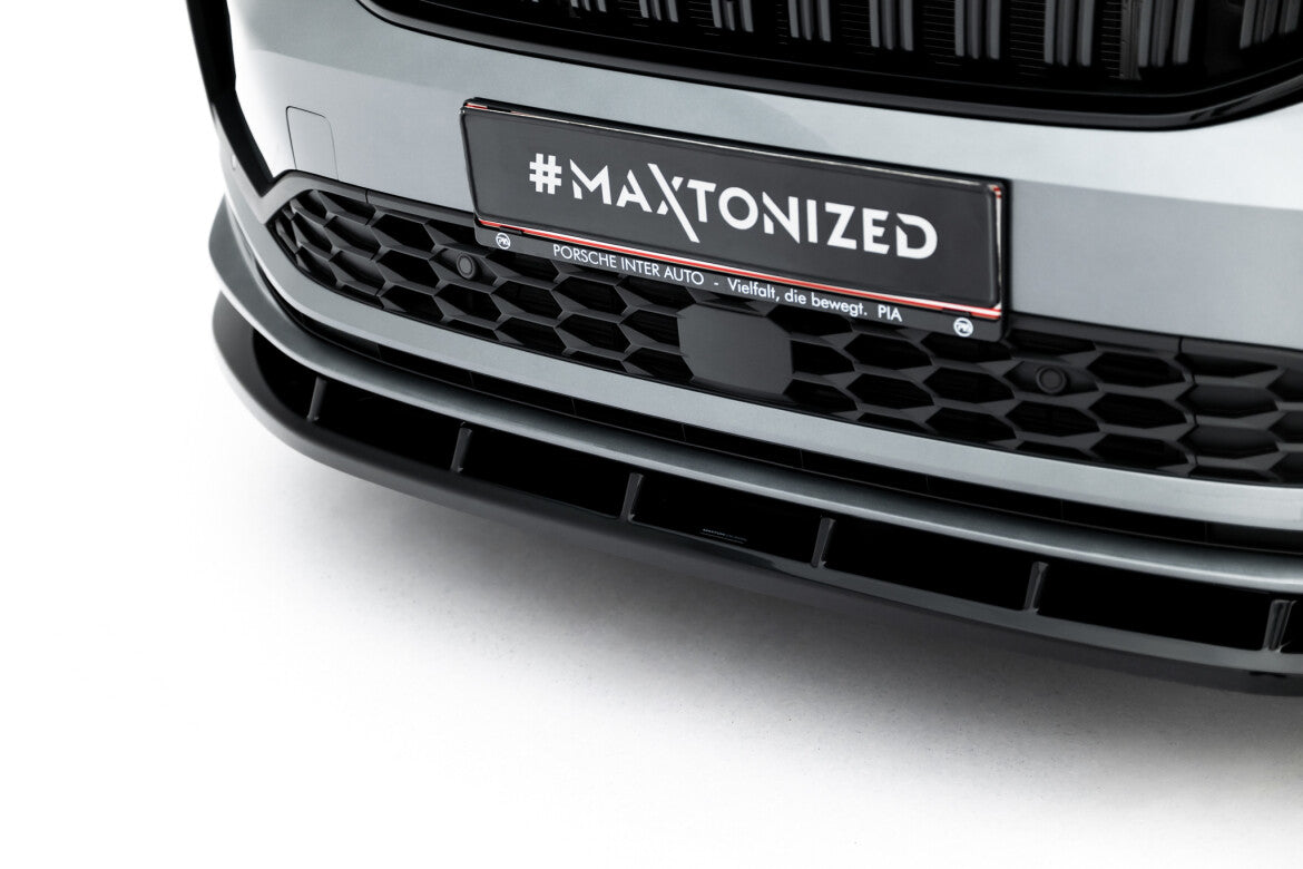 Frontlippe V.2 passend für Skoda Kodiaq Sportline Mk2 schwarz Hochglanz