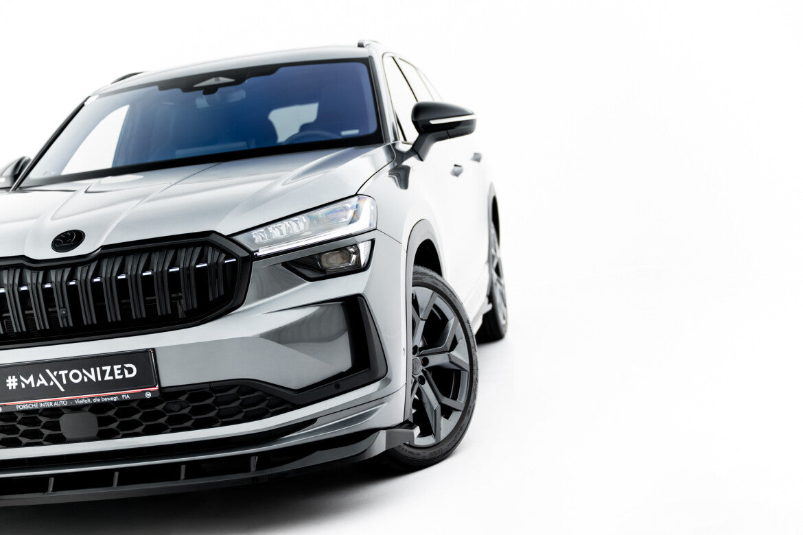 Frontlippe V.2 passend für Skoda Kodiaq Sportline Mk2 schwarz Hochglanz