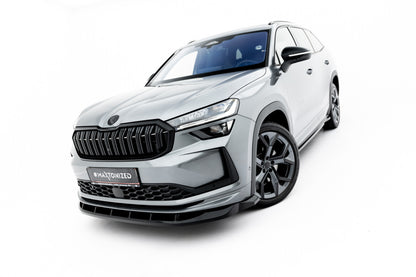 Frontlippe V.2 passend für Skoda Kodiaq Sportline Mk2 schwarz Hochglanz