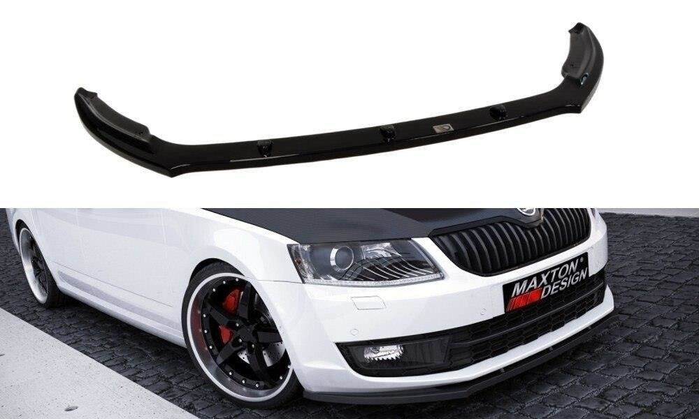Frontlippe V.2 passend für Skoda Octavia Mk3 schwarz Hochglanz
