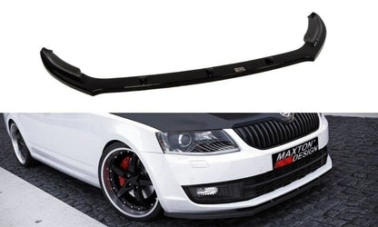 Frontlippe V.2 passend für Skoda Octavia Mk3 schwarz Hochglanz