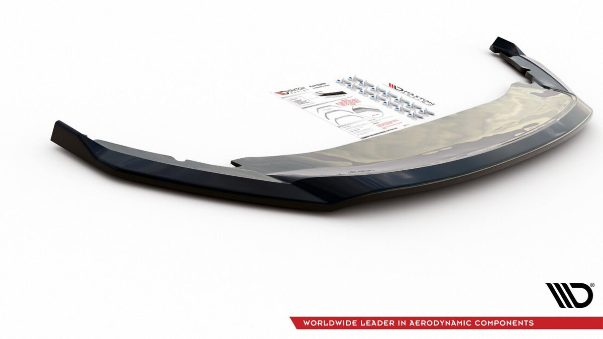 Frontlippe V.2 passend für Skoda Octavia Mk4 schwarz Hochglanz