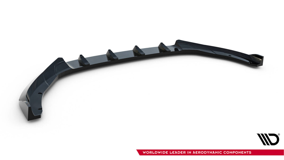 Frontlippe V.2 passend für Skoda Octavia RS Liftback / Combi Mk4 FL schwarz Hochglanz