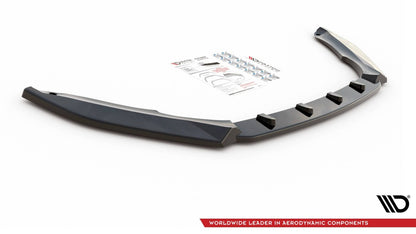 Frontlippe V.2 passend für Skoda Octavia RS Mk3 FL schwarz Hochglanz
