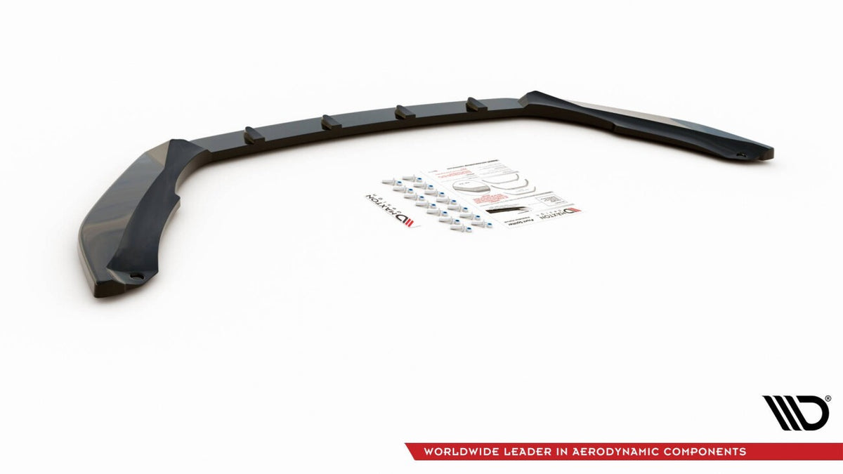Frontlippe V.2 passend für Skoda Octavia RS Mk3 FL schwarz Hochglanz