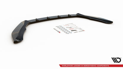 Frontlippe V.2 passend für Skoda Octavia RS Mk3 FL schwarz Hochglanz