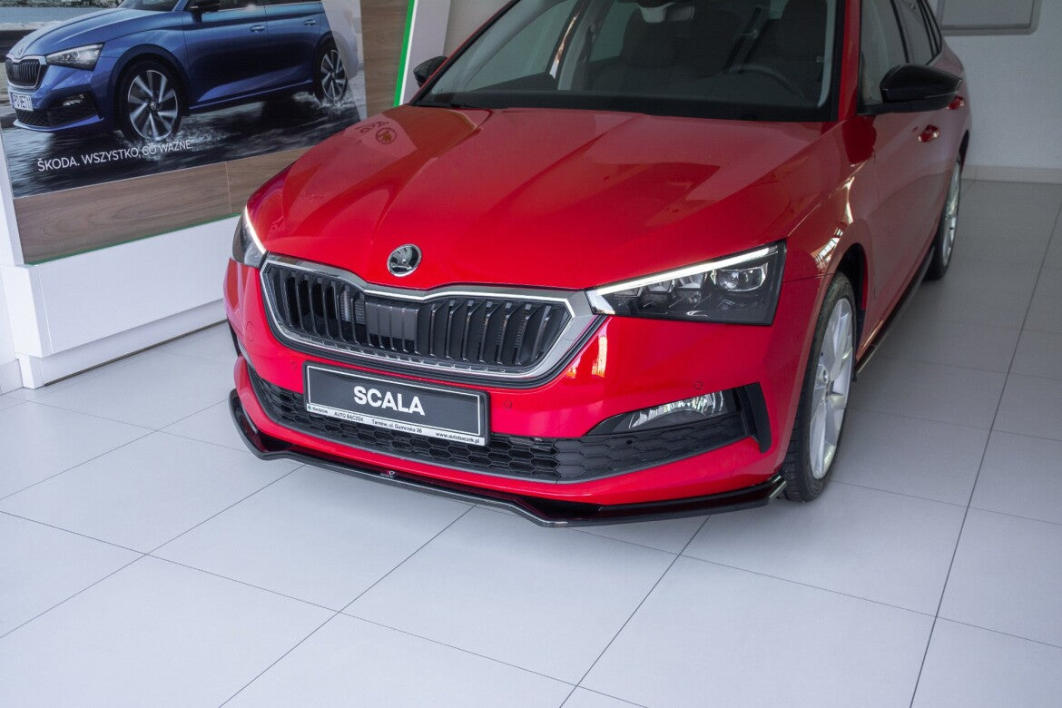 Frontlippe V.2 passend für Skoda Scala schwarz Hochglanz
