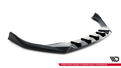 Frontlippe V.2 passend für Skoda Superb Mk4 schwarz Hochglanz