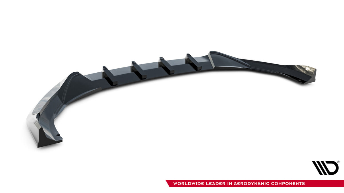 Frontlippe V.2 passend für Skoda Superb Mk4 schwarz Hochglanz