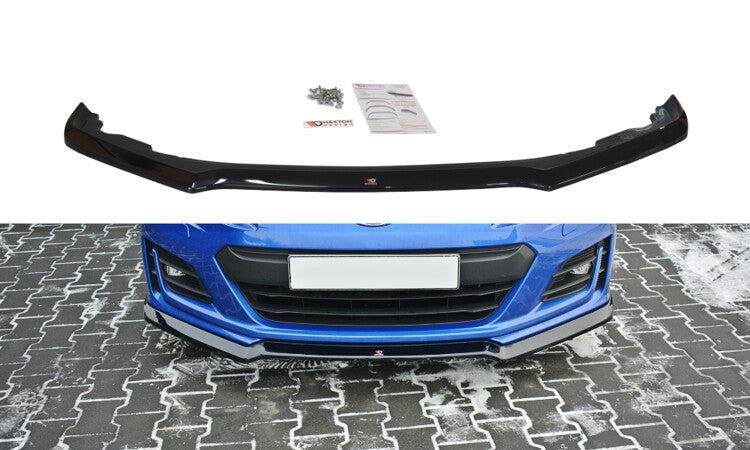Frontlippe V.2 passend für Subaru BRZ Mk1 FL schwarz Hochglanz