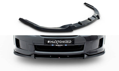 Frontlippe V.2 passend für Subaru Impreza WRX STI Mk3 FL schwarz Hochglanz