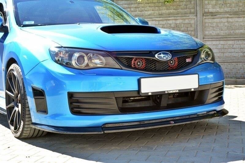 Frontlippe V.2 passend für Subaru Impreza WRX STI Mk3 schwarz Hochglanz