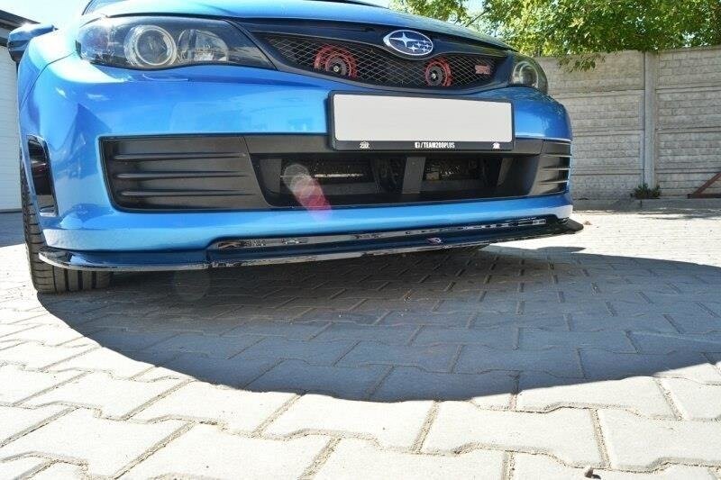 Frontlippe V.2 passend für Subaru Impreza WRX STI Mk3 schwarz Hochglanz