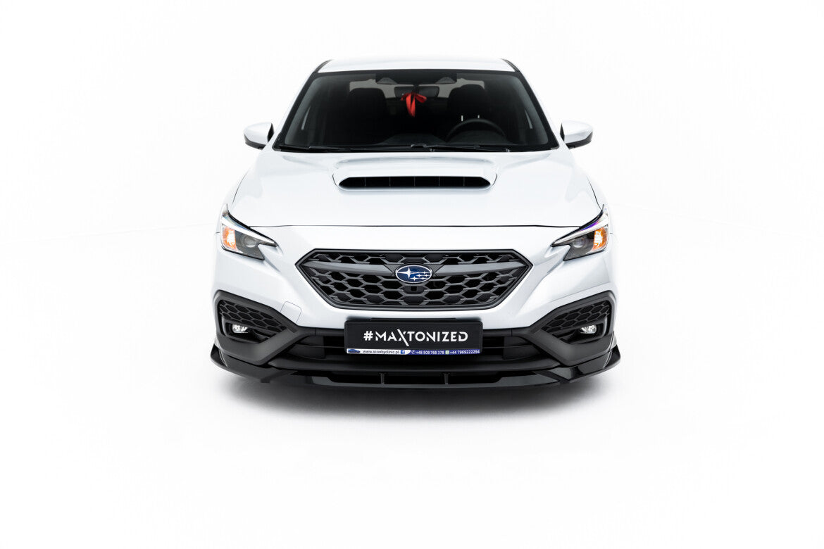 Frontlippe V.2 passend für Subaru WRX STI Mk2 schwarz Hochglanz