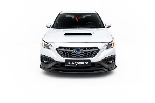 Frontlippe V.2 passend für Subaru WRX STI Mk2 schwarz Hochglanz