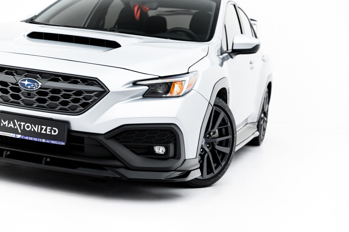 Frontlippe V.2 passend für Subaru WRX STI Mk2 schwarz Hochglanz