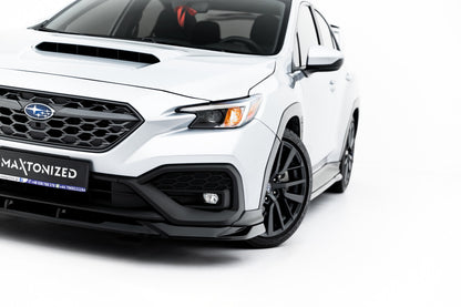 Frontlippe V.2 passend für Subaru WRX STI Mk2 schwarz Hochglanz
