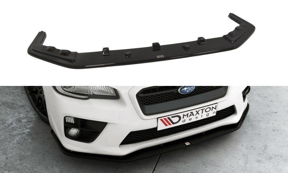 Frontlippe V.2 passend für Subaru WRX STI schwarz Hochglanz