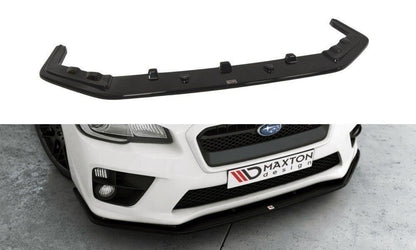 Frontlippe V.2 passend für Subaru WRX STI schwarz Hochglanz