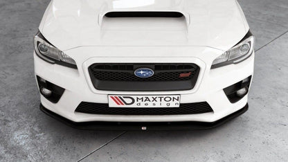 Frontlippe V.2 passend für Subaru WRX STI schwarz Hochglanz