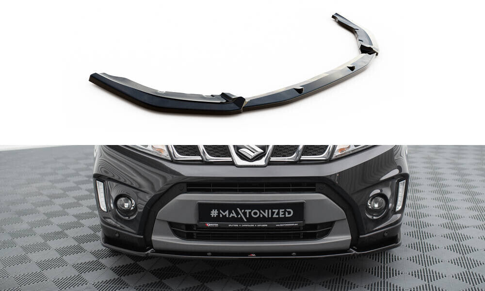 Frontlippe V.2 passend für Suzuki Vitara S Mk2 schwarz Hochglanz
