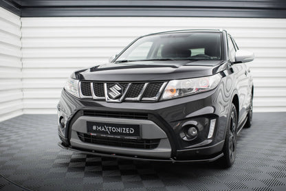 Frontlippe V.2 passend für Suzuki Vitara S Mk2 schwarz Hochglanz