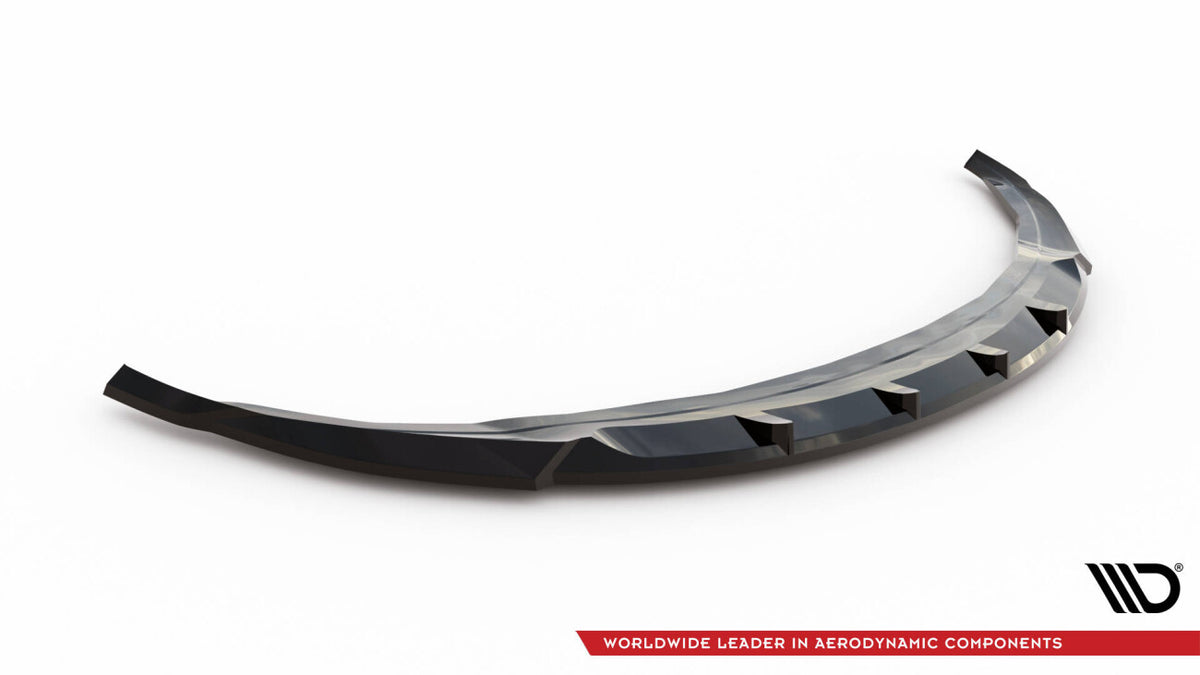 Frontlippe V.2 passend für Tesla Model 3 Project HighlandFL schwarz Hochglanz